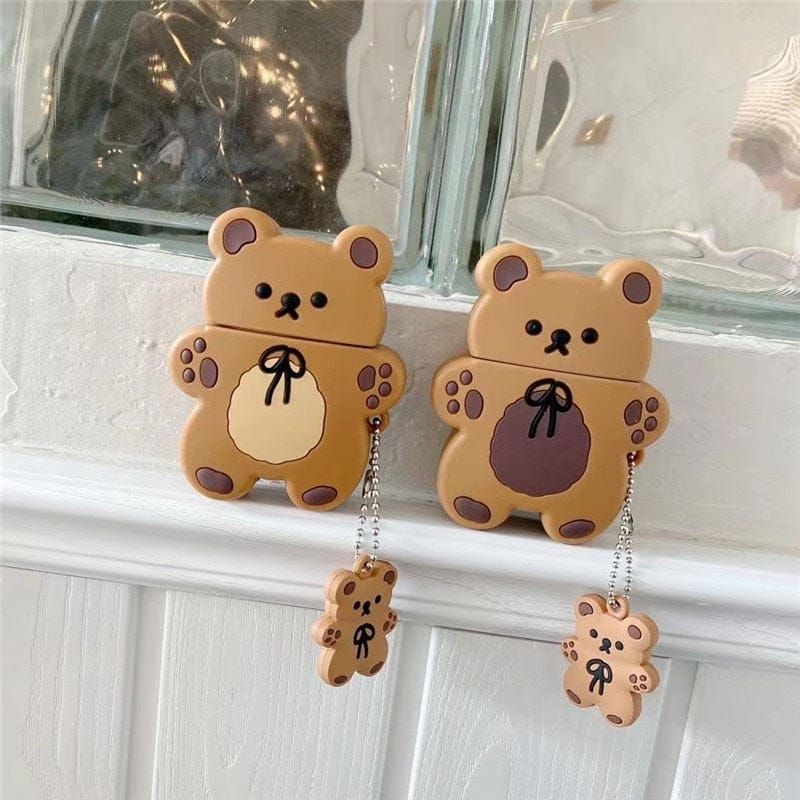 Cookie Bear Airpods 1 / 2 / Pro Case Accessory The Kawaii Shoppu