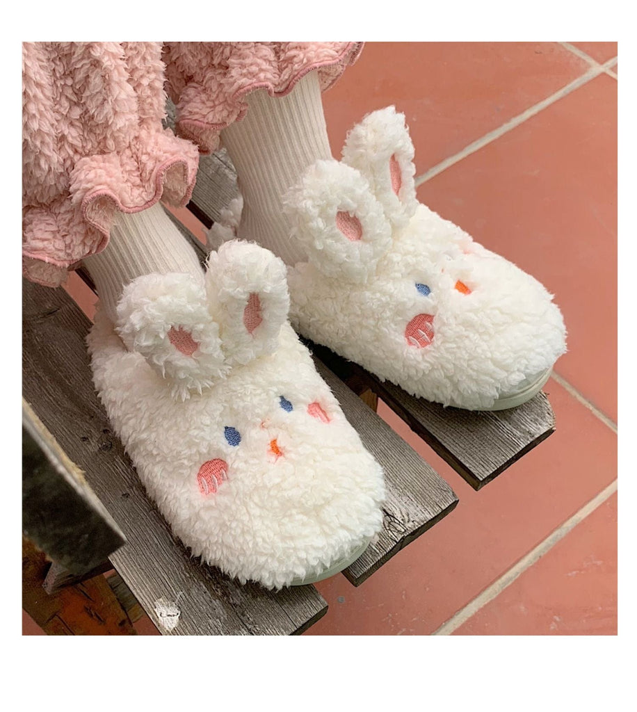 Cute Fluffy Kawaii Slippers Shoes The Kawaii Shoppu