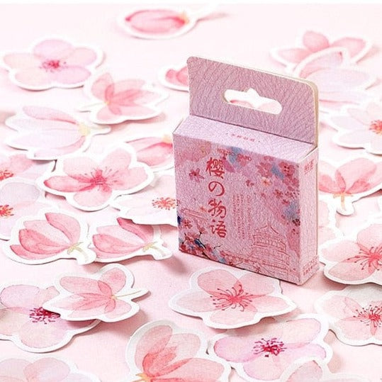 Japanese Sakura Planner Flower Diary Deco null The Kawaii Shoppu