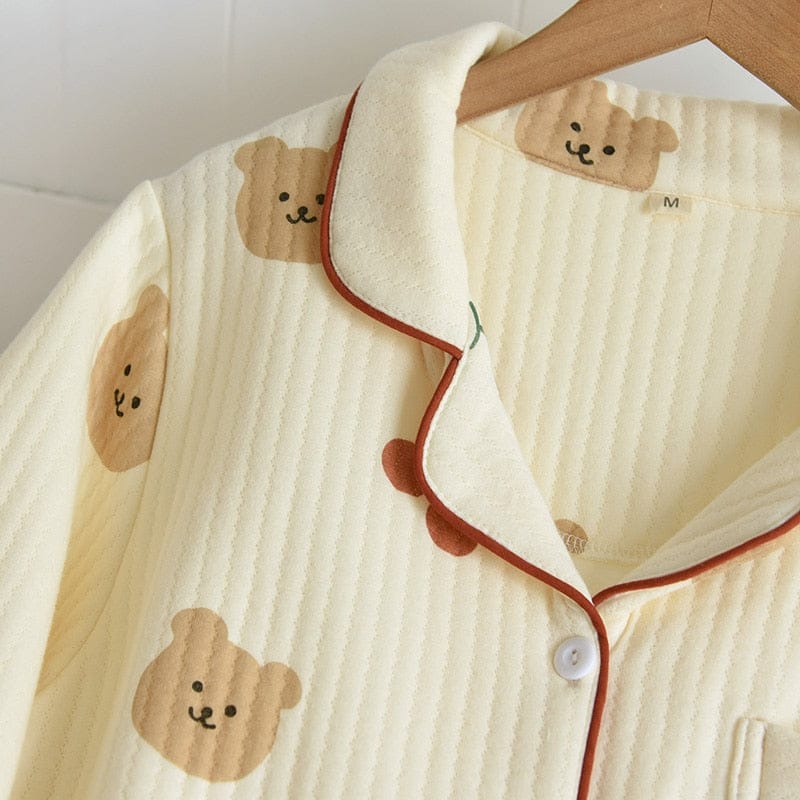 Kawaii Bear Korean Pyjamas Clothing and Accessories The Kawaii Shoppu