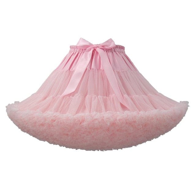 Kawaii Girl Adjustable Draw String Petticoat S - XXL Pink 45cm Clothing and Accessories The Kawaii Shoppu