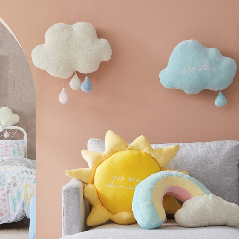 Kawaii Weather Plush Pillows Soft Toy The Kawaii Shoppu