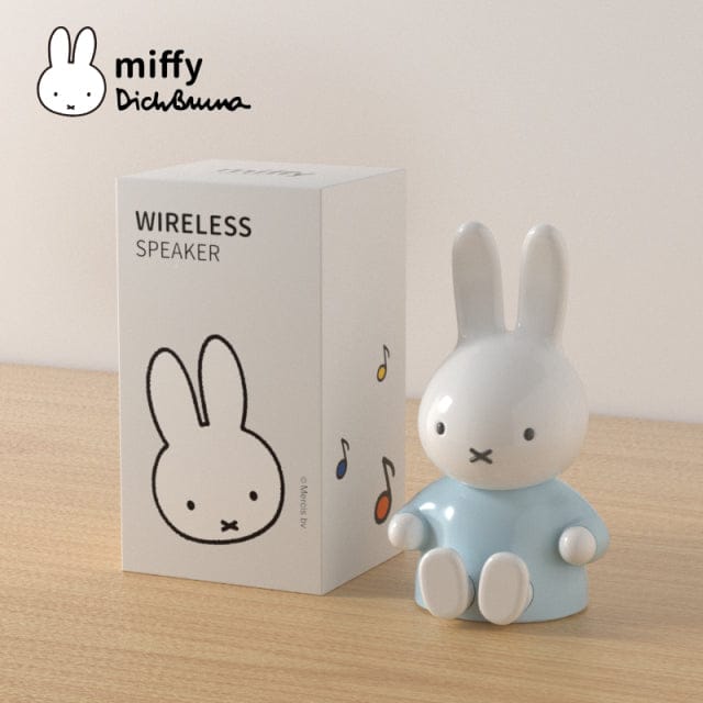 Miffy Bluetooth Figurine Speaker Light Blue Speaker null The Kawaii Shoppu