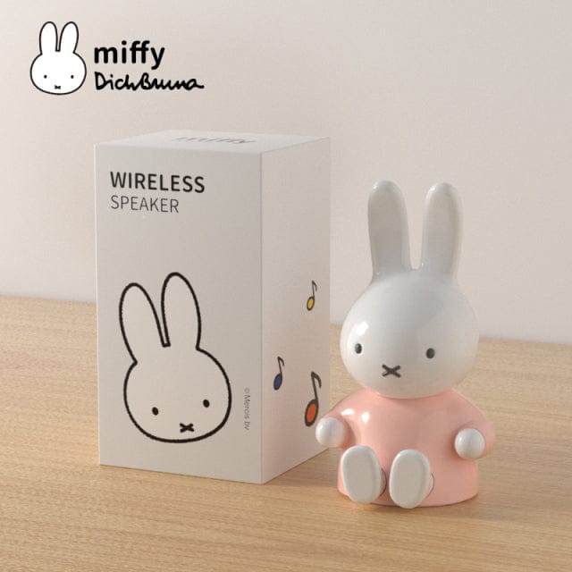 Miffy Bluetooth Figurine Speaker Pink Speaker null The Kawaii Shoppu