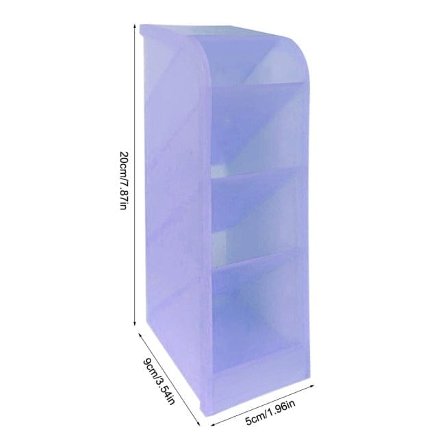 Pen & Washi-Tape Desk Organizer 5x20cm B Purple Decor The Kawaii Shoppu