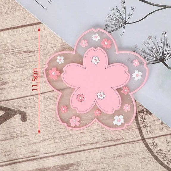 Sakura Coaster Pink 11.5cm null The Kawaii Shoppu