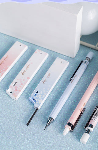 0.5mm Lovely Fresh Cherry Sakura Mechanical Pencil Set Stationery by The Kawaii Shoppu | The Kawaii Shoppu
