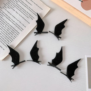1 Pair Cute Halloween Bat Skeleton Spider Hair Accessory Accessories by The Kawaii Shoppu | The Kawaii Shoppu