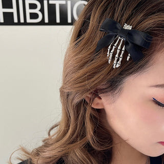 1 Pair Cute Halloween Bat Skeleton Spider Hair Accessory Accessories by The Kawaii Shoppu | The Kawaii Shoppu