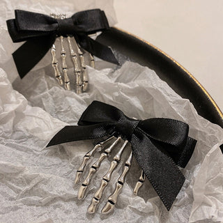1 Pair Cute Halloween Bat Skeleton Spider Hair Accessory Accessories by The Kawaii Shoppu | The Kawaii Shoppu