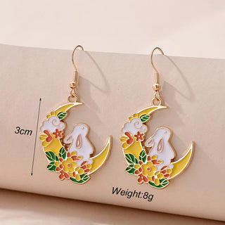 1 Pair Cute Kitten Drop Hook Earrings