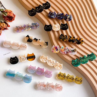 1 PC Cute Cat Hair Clip