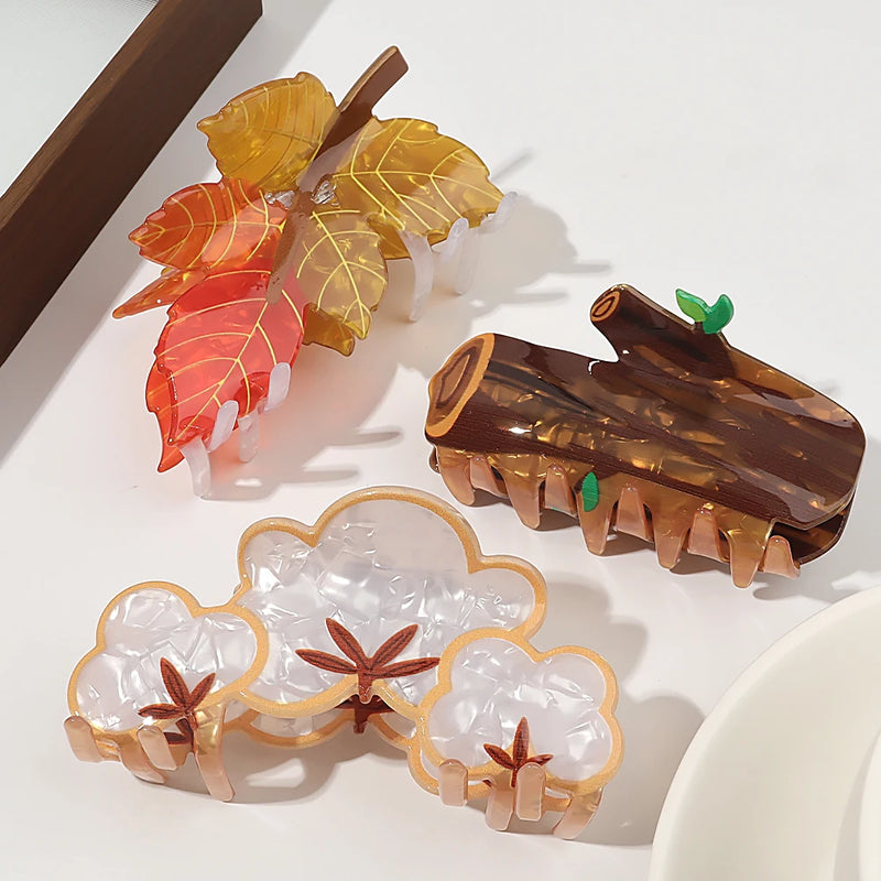 Autumn Leaf Hair Clip