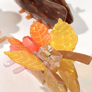 1 x Autumn Leaf Hair Clip