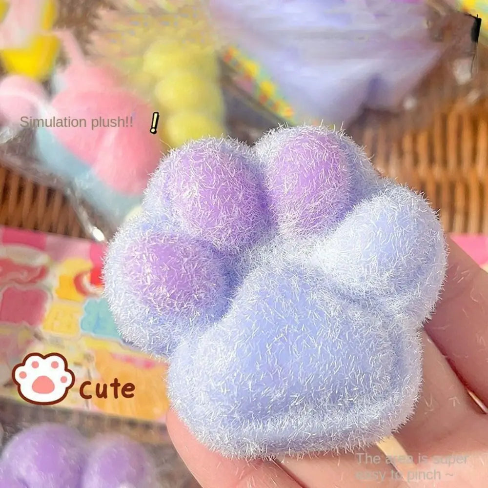 1 x Soft Sticky Stress Relief Squeeze Cat Paw Toy by The Kawaii Shoppu | The Kawaii Shoppu