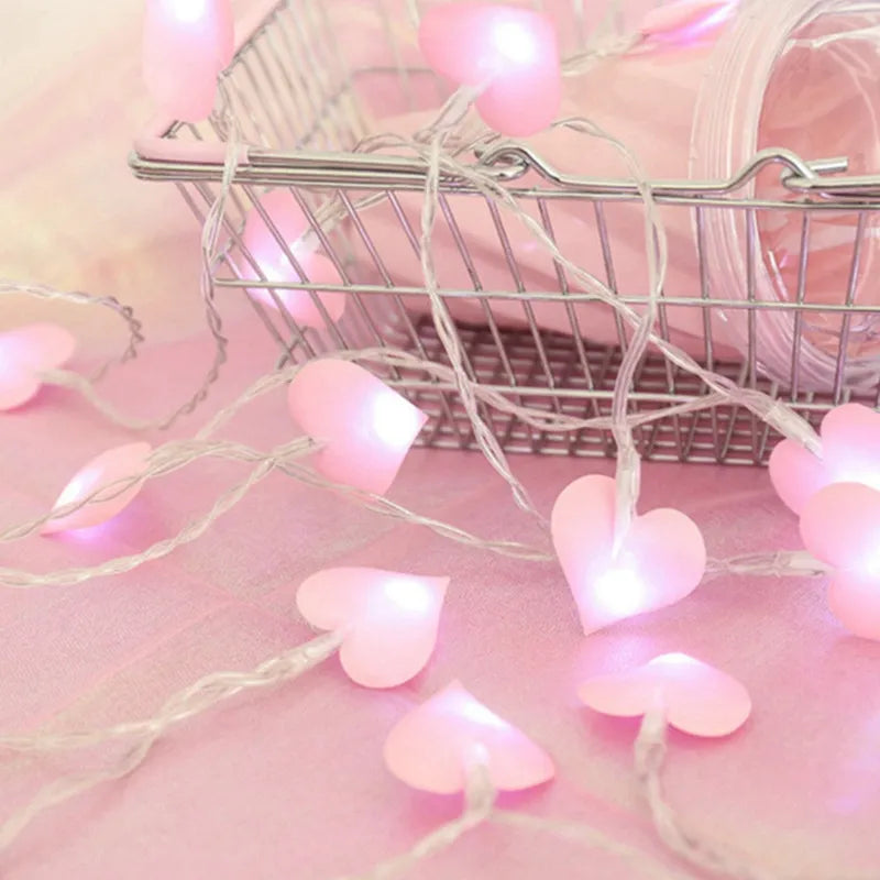 10/20 Led Cotton Love Heart LED Fairy Lights Light by The Kawaii Shoppu | The Kawaii Shoppu