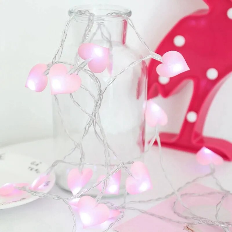 10/20 Led Cotton Love Heart LED Fairy Lights Light by The Kawaii Shoppu | The Kawaii Shoppu