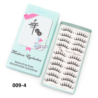 10 pairs Natural Lashes Manga Full Strip