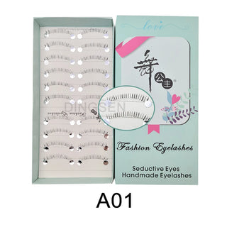 10 pairs Natural Lashes Manga Full Strip