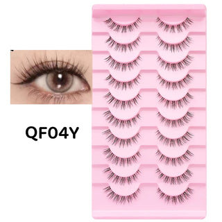 10 pairs Natural Lashes Manga Full Strip