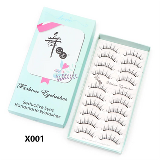 10 pairs Natural Lashes Manga Full Strip