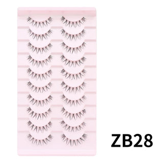 10 pairs Natural Lashes Manga Full Strip