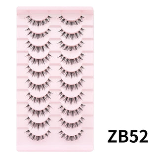 10 pairs Natural Lashes Manga Full Strip