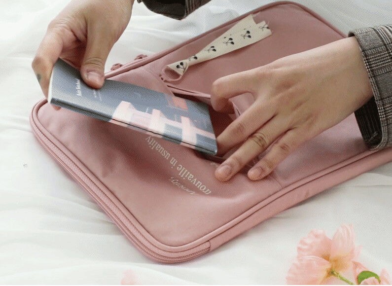 11 - 13 inch Korea Ins Storage Bag Cover Case for iPad Notebook Stationery by The Kawaii Shoppu | The Kawaii Shoppu