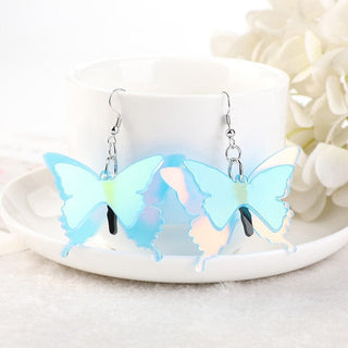 1Pair Butterfly Charm Acrylic Earrings Butterfly Jewellery The Kawaii Shoppu
