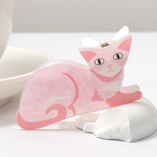 1PC cat hair claw clip