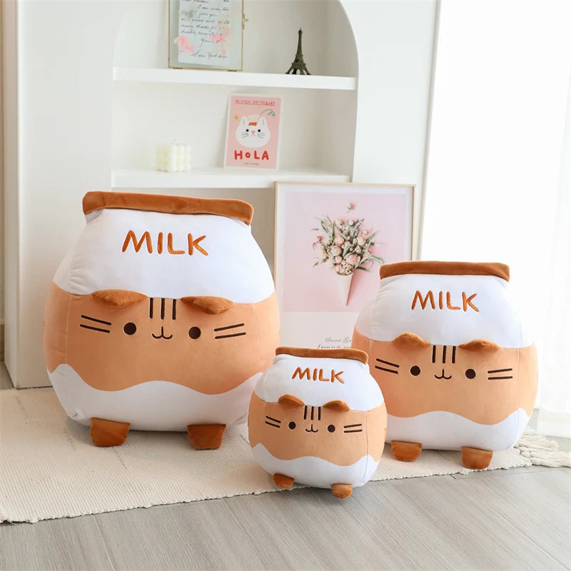 1pc Cat Milk Bottle Plushie Soft Toy Soft Toy by The Kawaii Shoppu | The Kawaii Shoppu