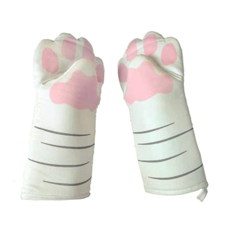 Cat Paw Kitchen Cooking Gloves Accessory The Kawaii Shoppu