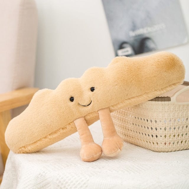 1pc Cute Toast Kawaii Plush Soft Toy baguette 9x32cm Soft Toy The Kawaii Shoppu