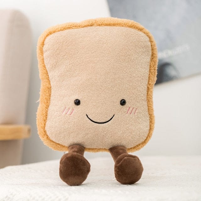 1pc Cute Toast Kawaii Plush Soft Toy Toast 16x9cm Soft Toy The Kawaii Shoppu