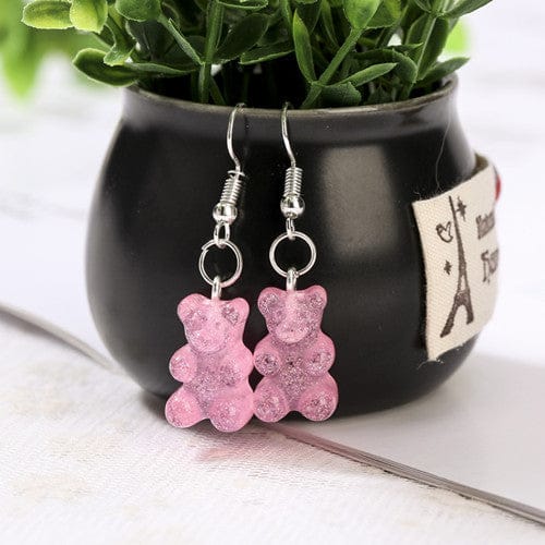 1pc Duo Tone Gummy Bear Earrings Soda null The Kawaii Shoppu