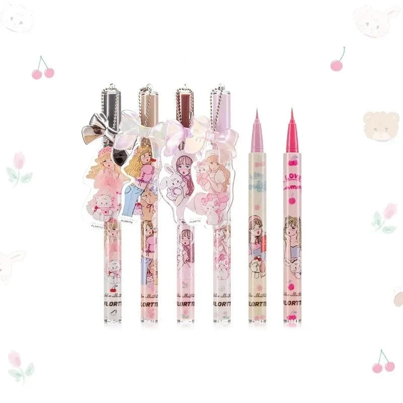 1PC Flortte Sweet Spring Colour Eyeliner Pen makeup by The Kawaii Shoppu | The Kawaii Shoppu