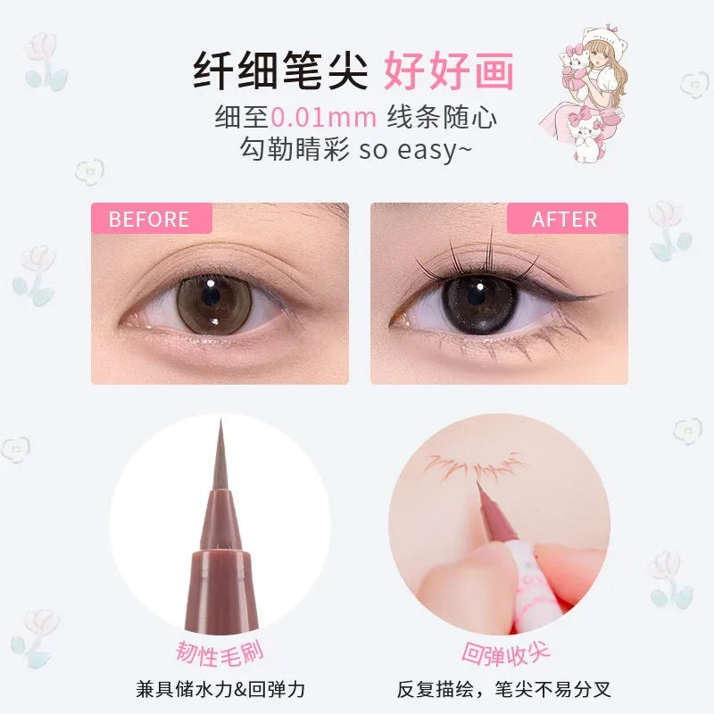 1PC Flortte Sweet Spring Colour Eyeliner Pen makeup by The Kawaii Shoppu | The Kawaii Shoppu