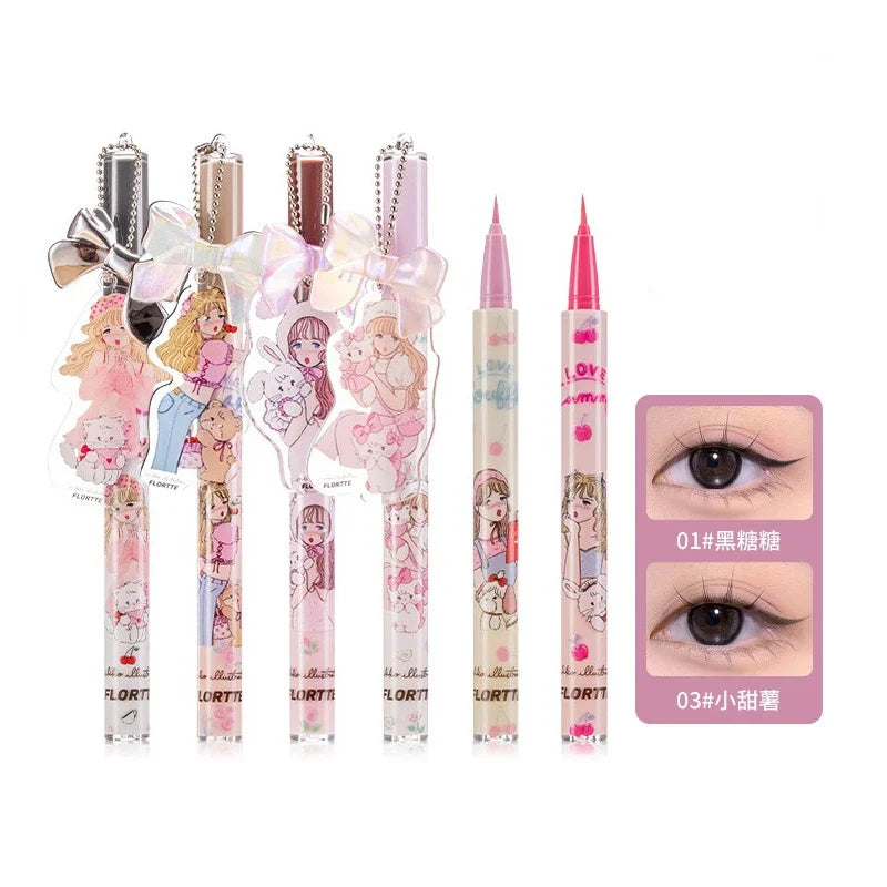 1PC Flortte Sweet Spring Colour Eyeliner Pen makeup by The Kawaii Shoppu | The Kawaii Shoppu