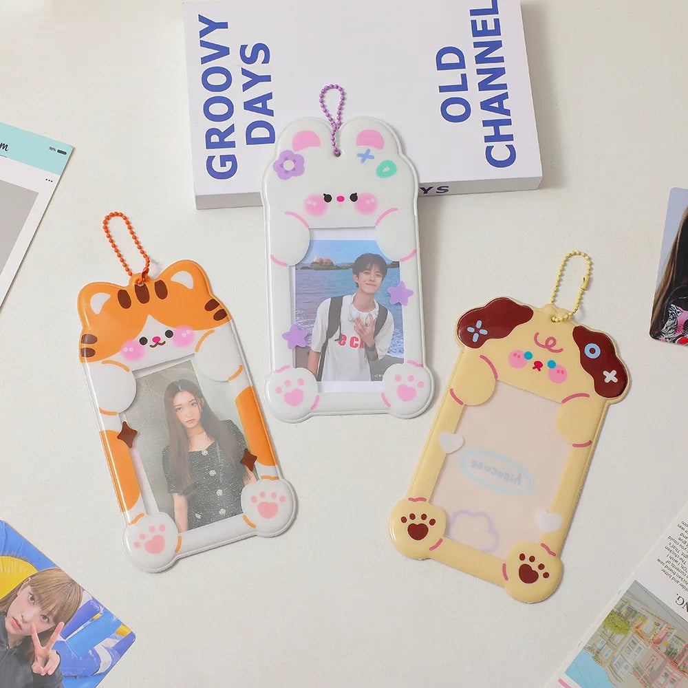 1PC Kawaii Cute PVC Animal Photo Card ID Holder Accessories by The Kawaii Shoppu | The Kawaii Shoppu