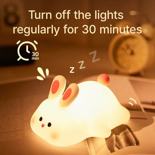 1PC Sleepy Kawaii Animal LED Rechargeable USB Night Light - Panda, Hippo, Pig, Bunny, Sheep Light by The Kawaii Shoppu | The Kawaii Shoppu
