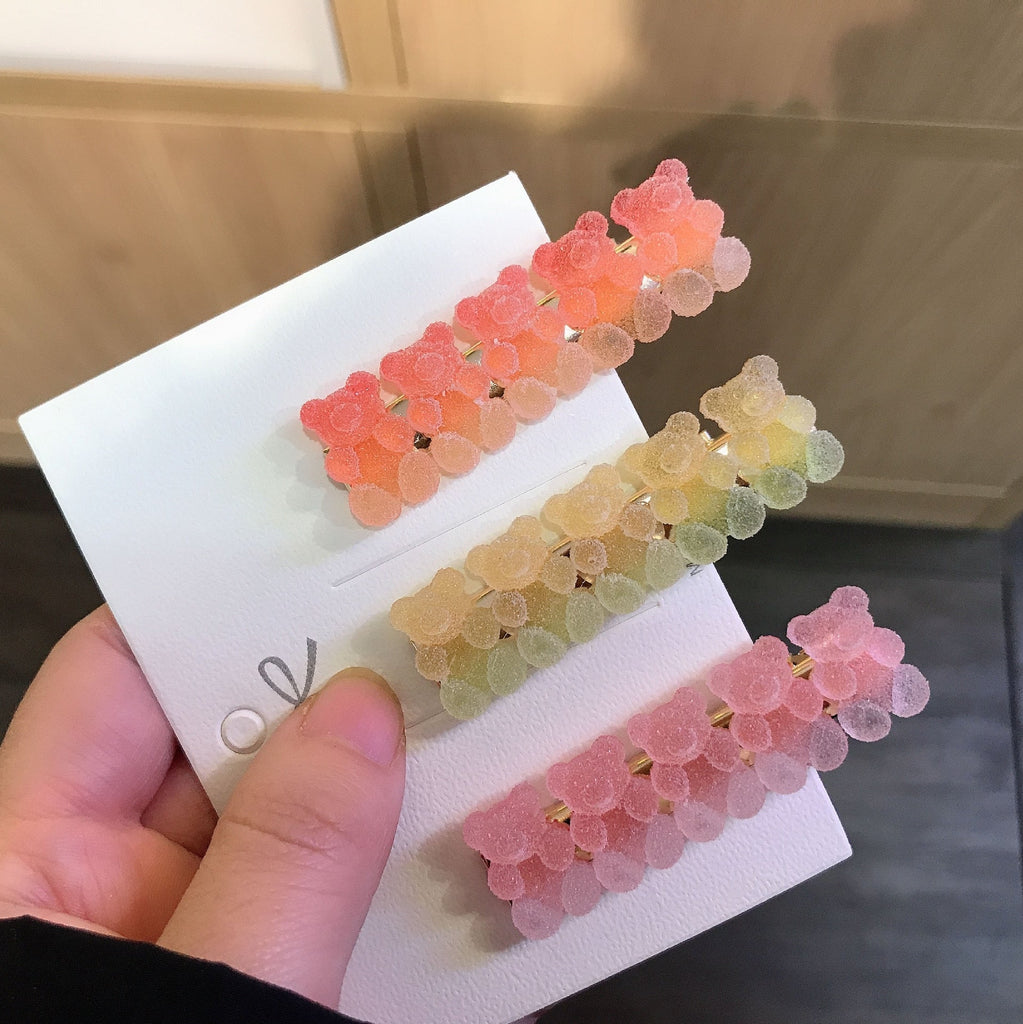 1PC Sugardrop Gummy Bear Hair Clips Hair Accessories by The Kawaii Shoppu | The Kawaii Shoppu