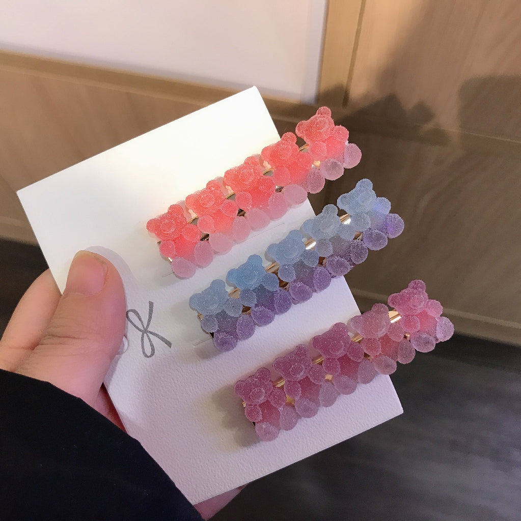 1PC Sugardrop Gummy Bear Hair Clips Hair Accessories by The Kawaii Shoppu | The Kawaii Shoppu