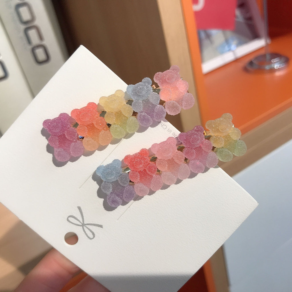 1PC Sugardrop Gummy Bear Hair Clips Hair Accessories by The Kawaii Shoppu | The Kawaii Shoppu