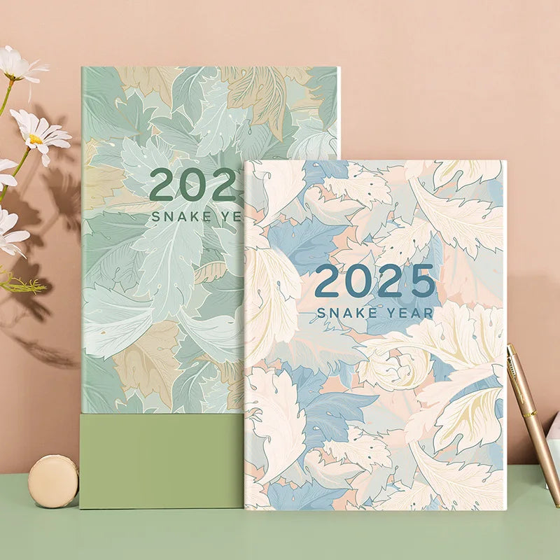 2025 Snake Year Diary Calendar Japanese Notebook Stationery by The Kawaii Shoppu | The Kawaii Shoppu