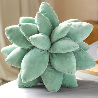 25/45cm Lifelike Succulent Plants Plush Pillow dark green 45cm Soft Toy by The Kawaii Shoppu | The Kawaii Shoppu