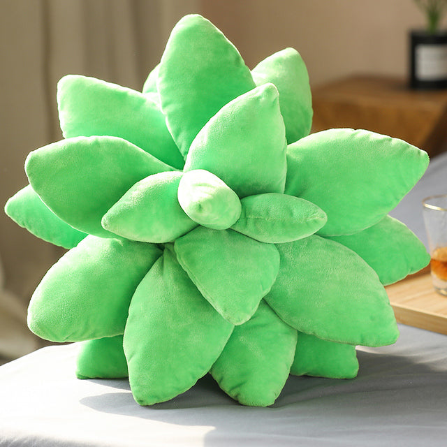 25/45cm Lifelike Succulent Plants Plush Pillow grass green 45cm Soft Toy by The Kawaii Shoppu | The Kawaii Shoppu