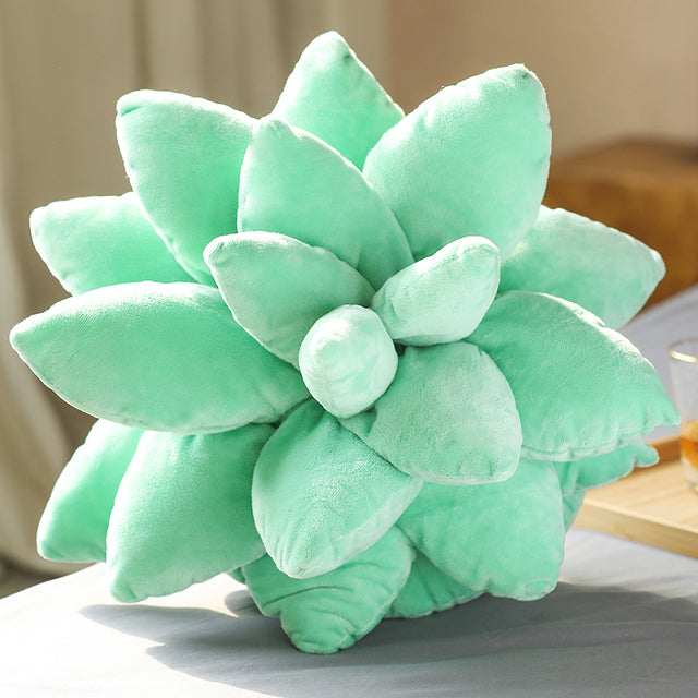 25/45cm Lifelike Succulent Plants Plush Pillow Light Green 45cm Soft Toy by The Kawaii Shoppu | The Kawaii Shoppu