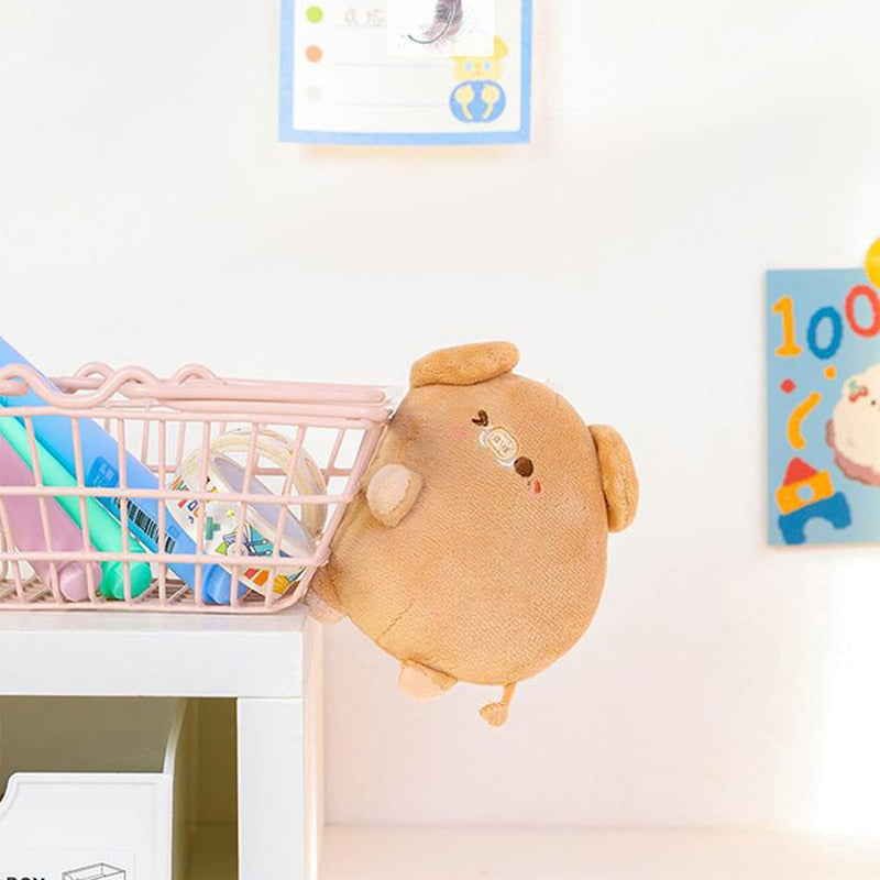 2Pcs Plush Magnetic Pig Friends Keychain Soft Toy by The Kawaii Shoppu | The Kawaii Shoppu