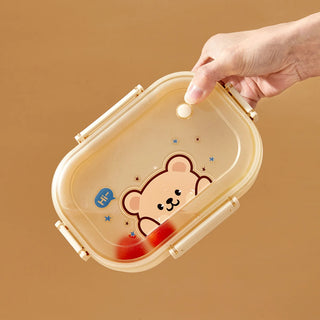 3 Grid Portable Lunch Box – Microwave Safe Bento Food Container