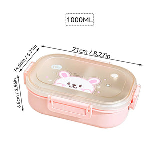 3 Grid Portable Lunch Box – Microwave Safe Bento Food Container